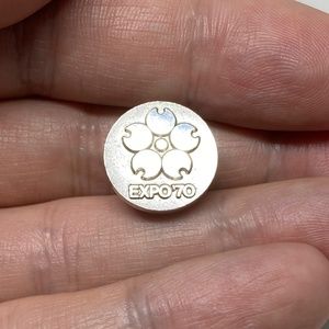 Expo '70 Lapel Screw Pin - Osaka Japan Vintage